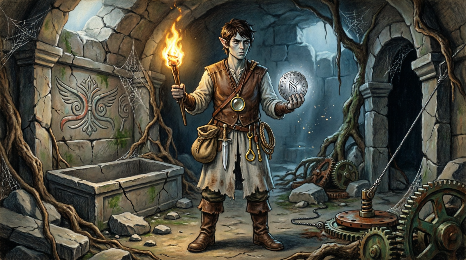 Ilustración del Saqueador de Ruinas