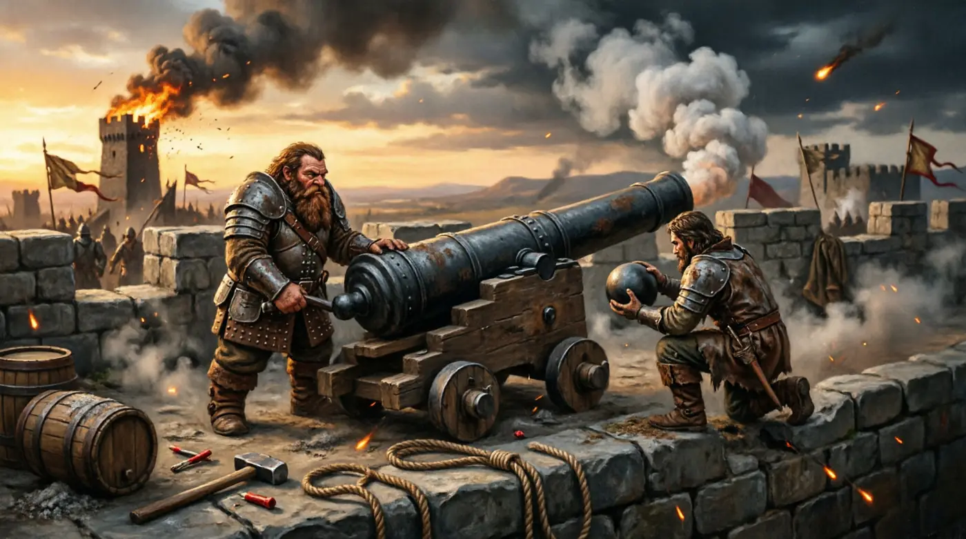 Un cañón empernado a la muralla es muralla, y la muralla no es un arma.